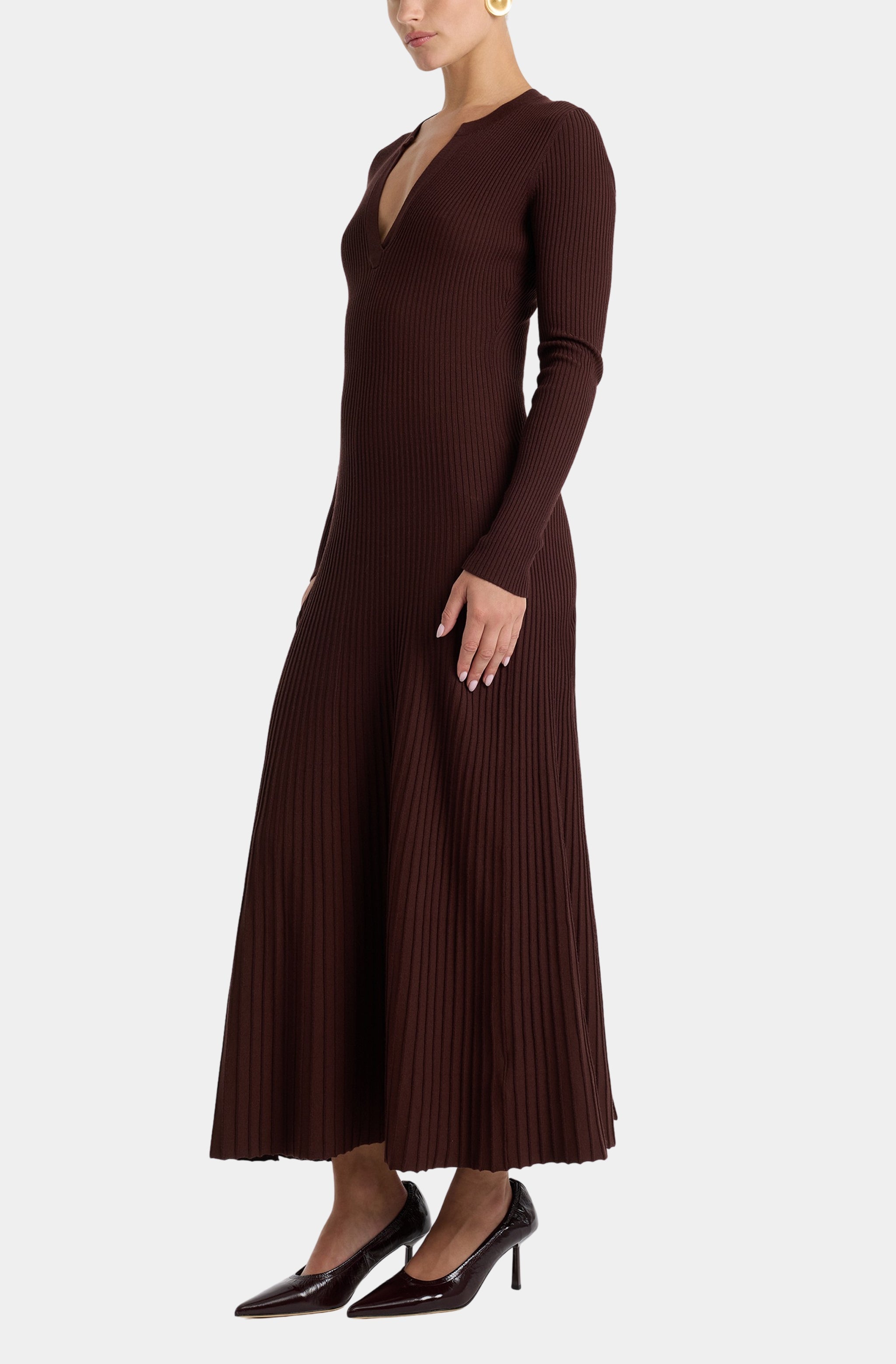 Hattie Knit Midi Dress