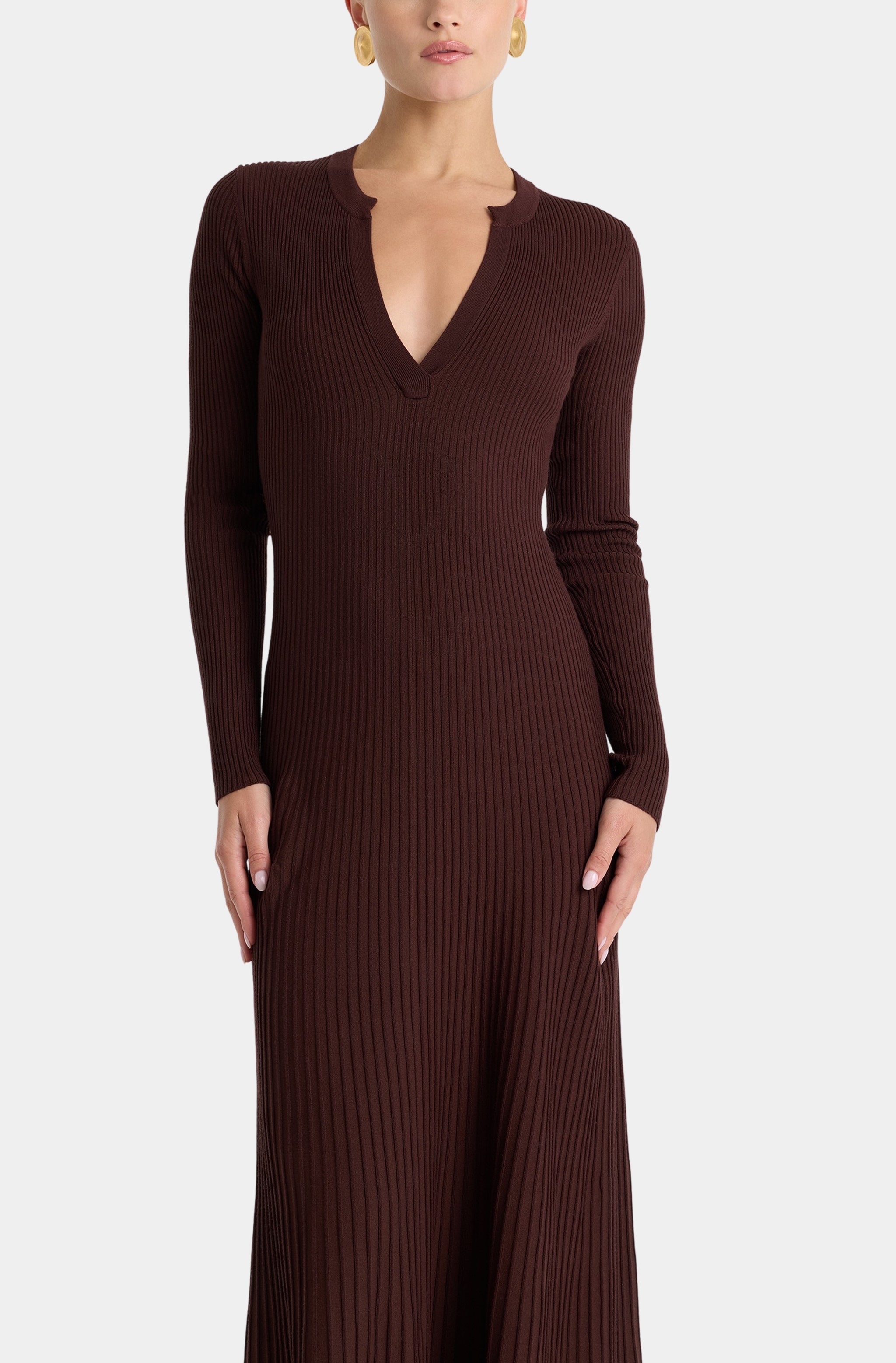 Hattie Knit Midi Dress