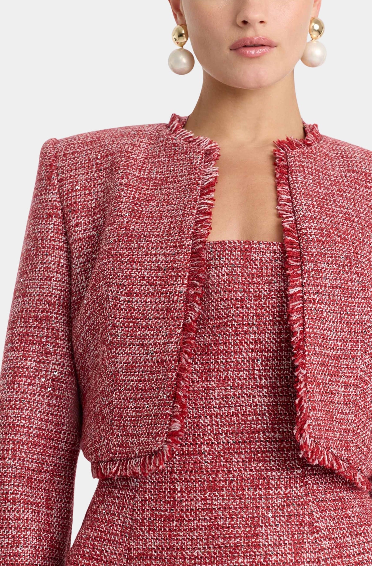 Nevelle Boucle Cropped Jacket