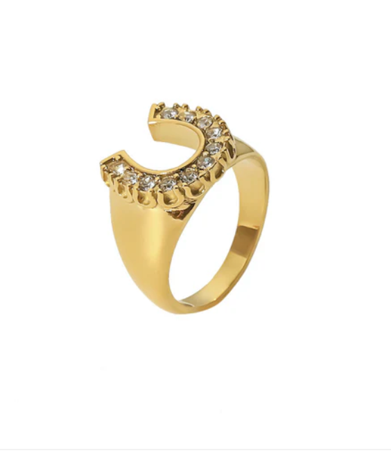 Lucky Horse Shoe Ring