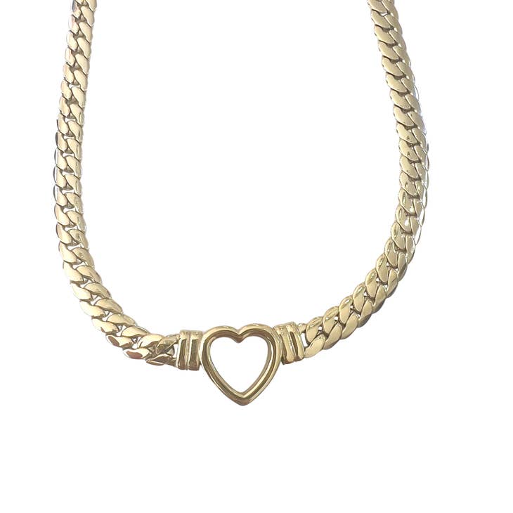 Heart Rope Necklace
