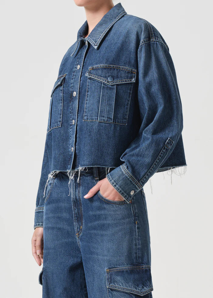 Nyx Denim Shirt in Pathway