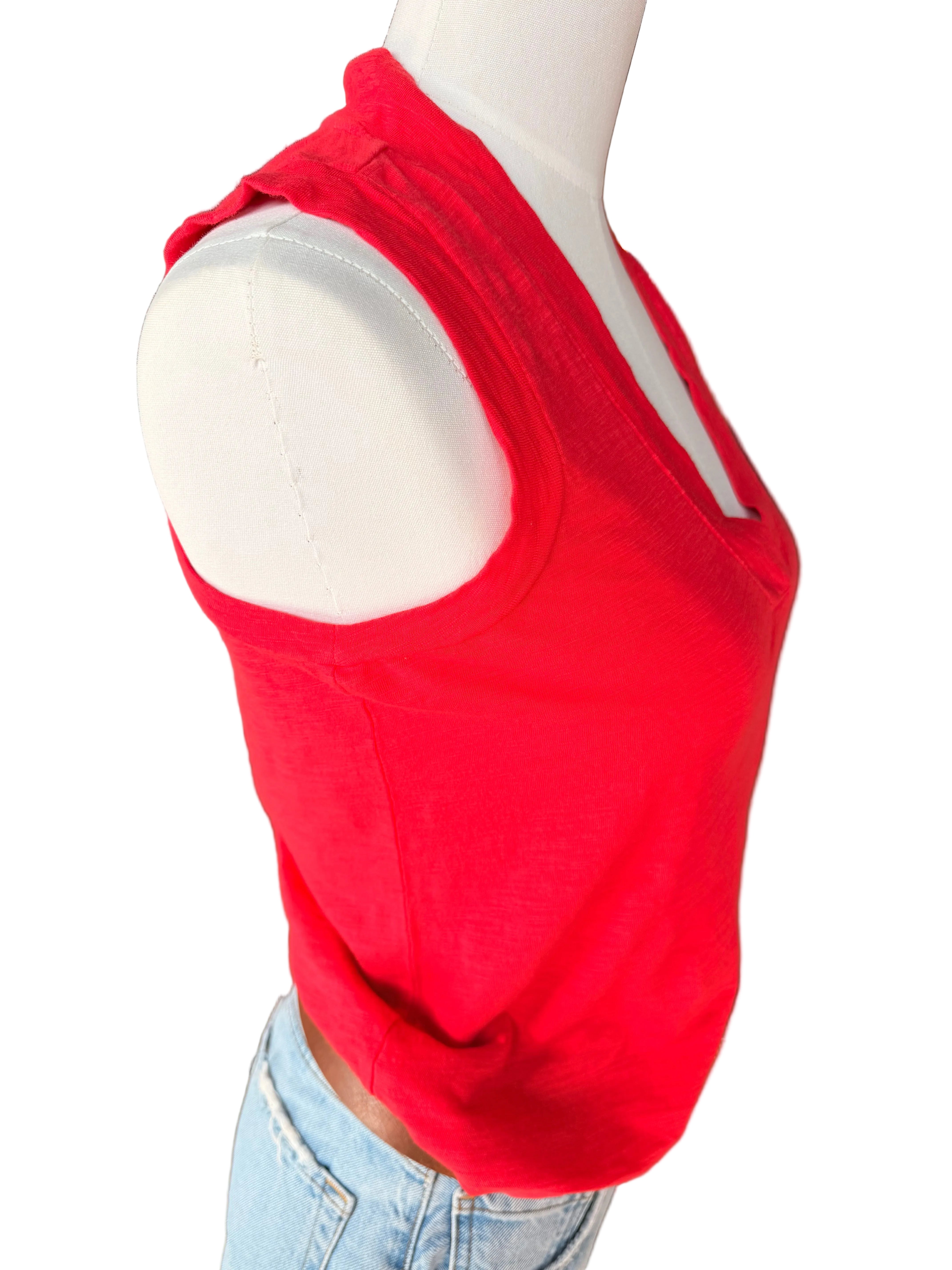 Banded Vneck Tank