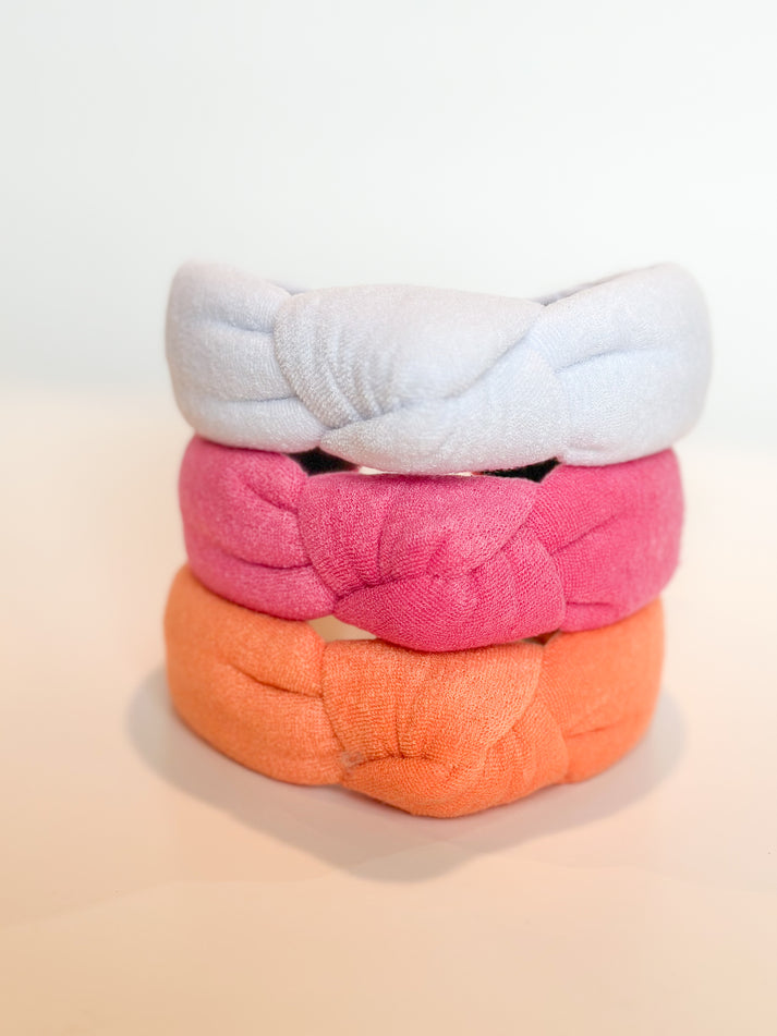 Terry Cloth Knotted Headbands