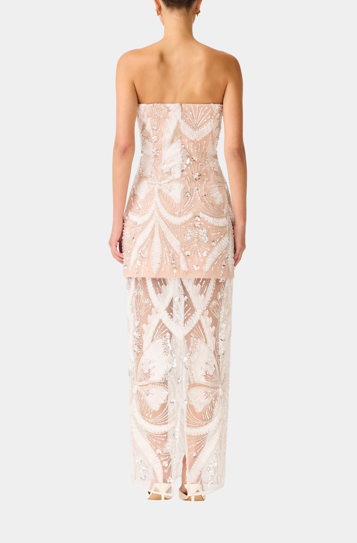 Orvella Strapless Column Maxi Dress