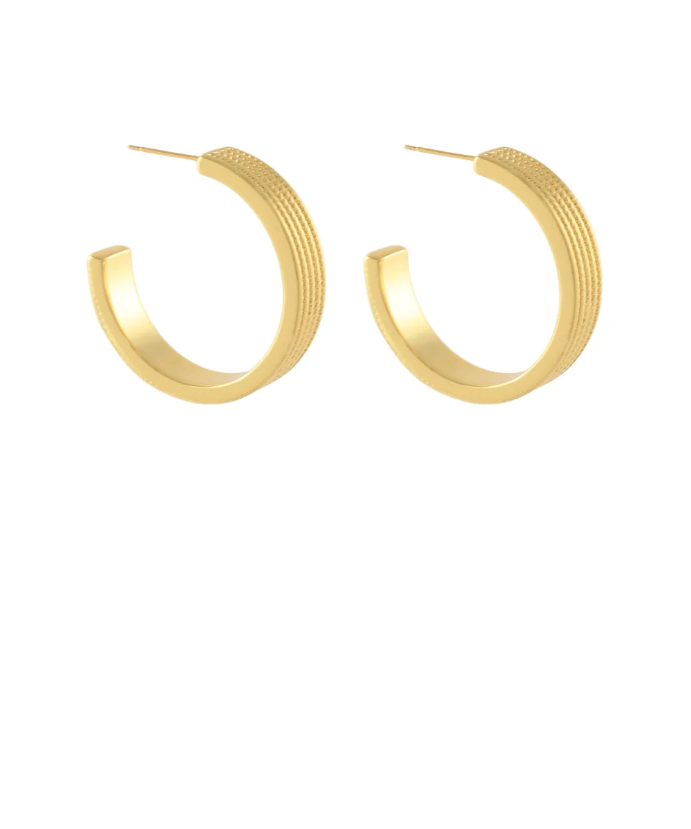 Textured Hoops