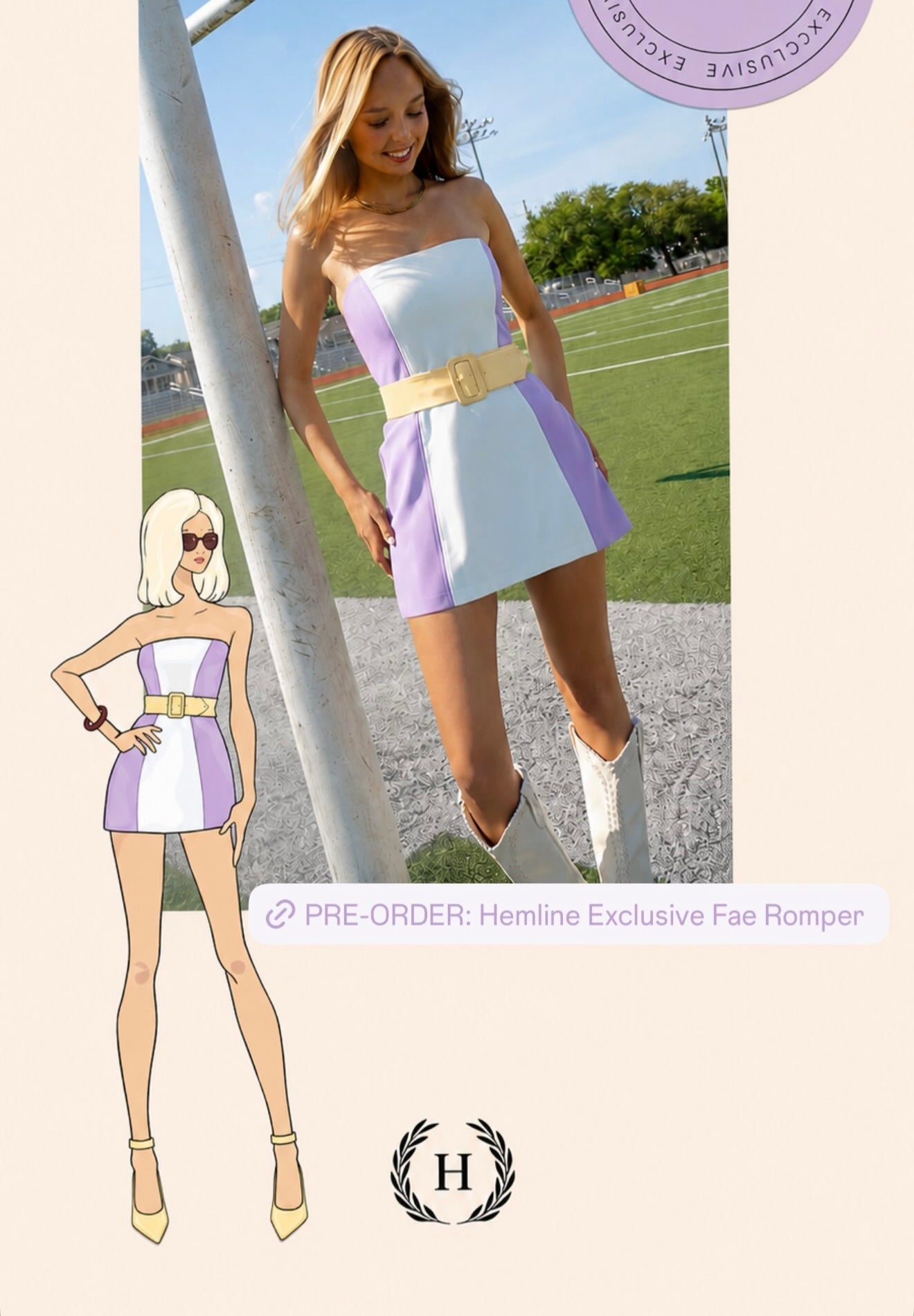 Hemline Exclusive Fae Romper
