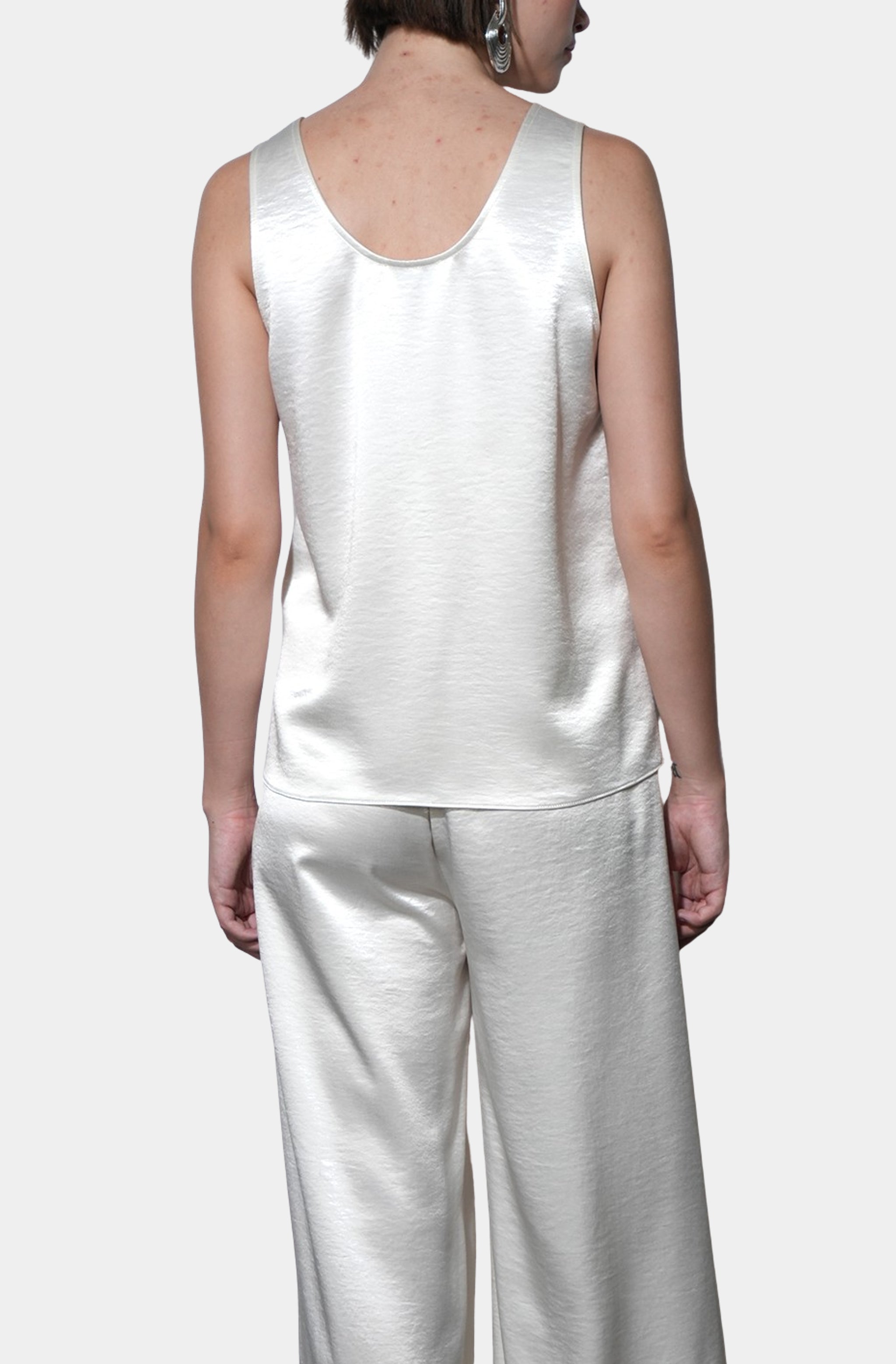 Ariana Easy Satin Sleeveless Top