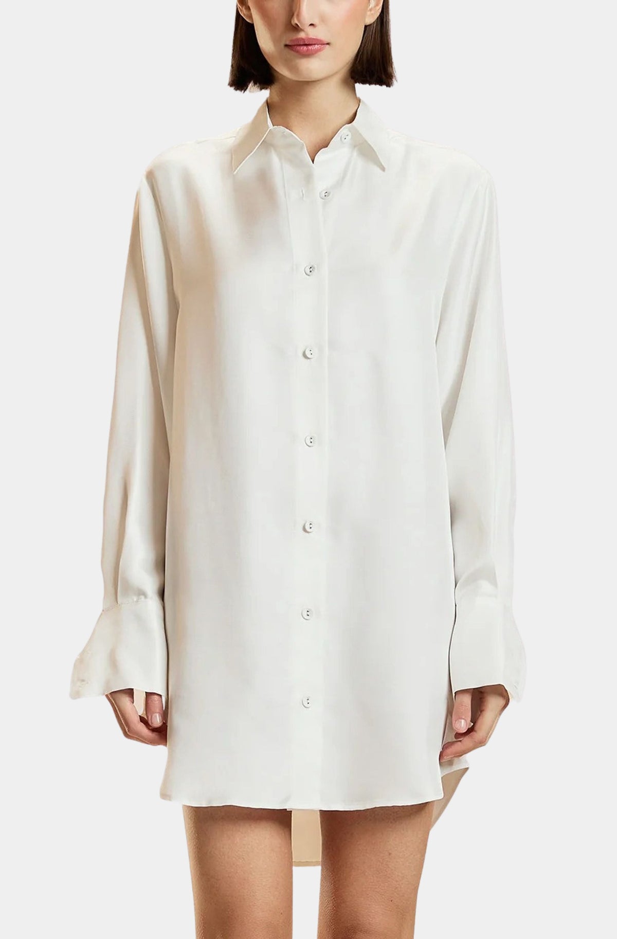 Collectible Silk Shirt Dress