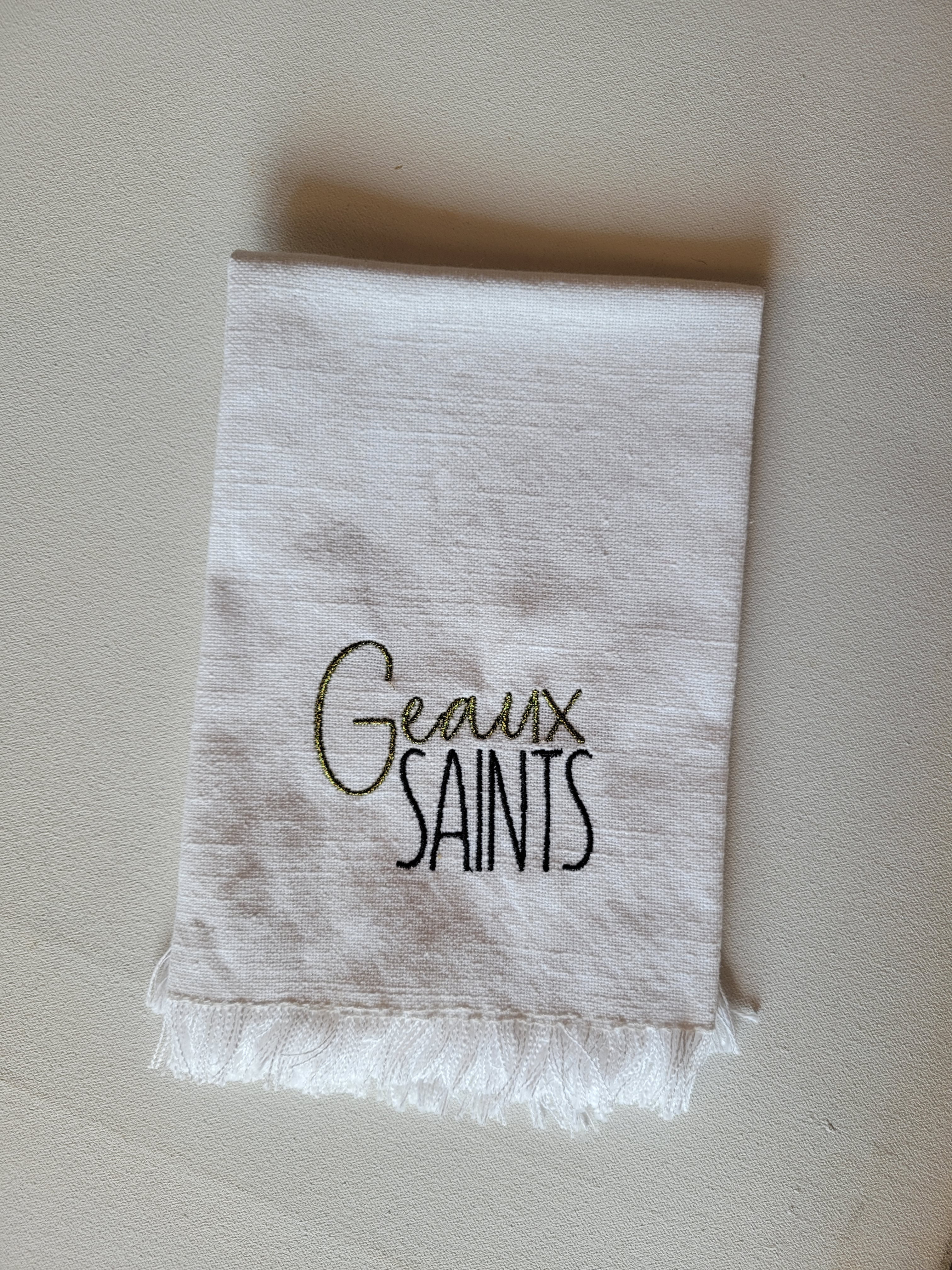 Embroidered Guest Towels