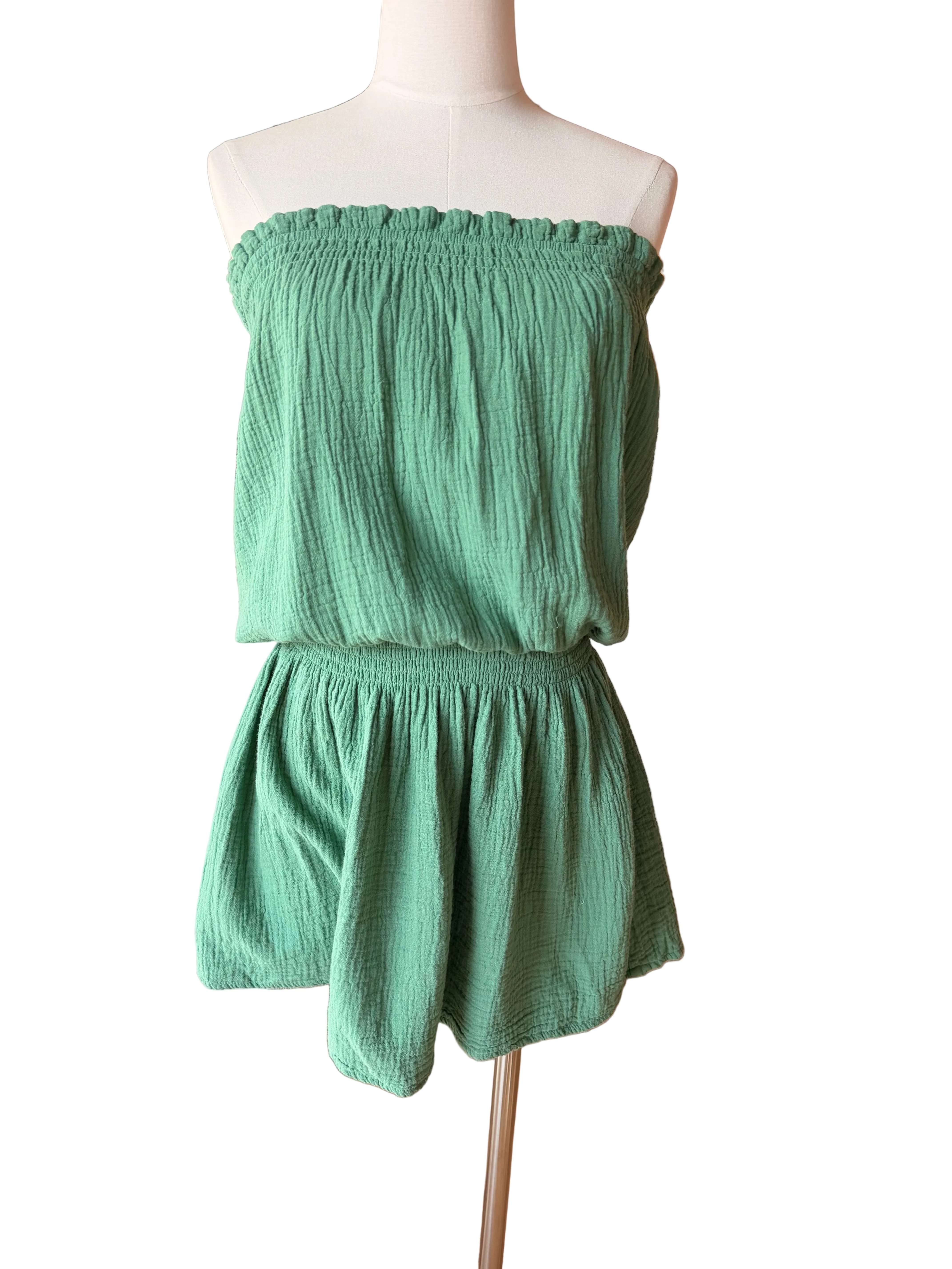 Smocked Tube Dress