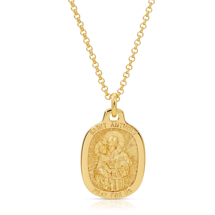 Saint Anthony Medallion Necklace