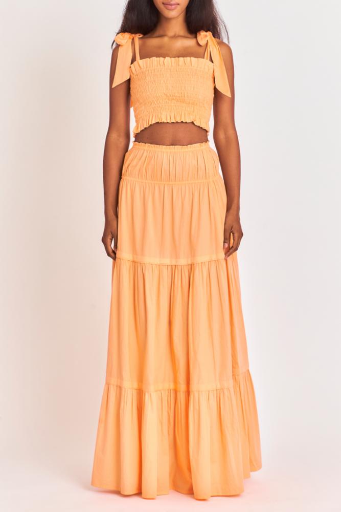 Phia Skirt in Tangerine