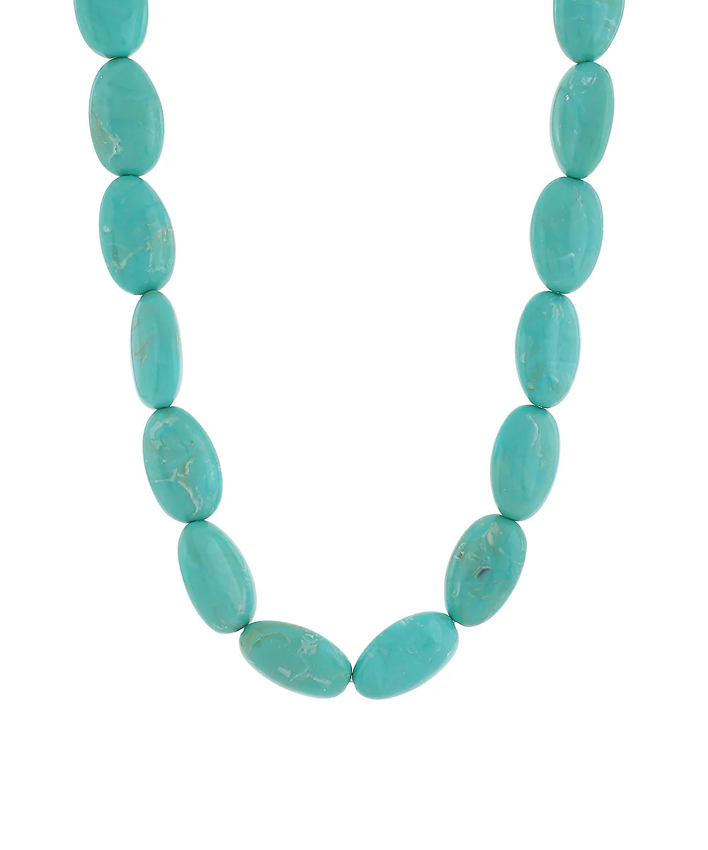 Oval Turquoise Necklace