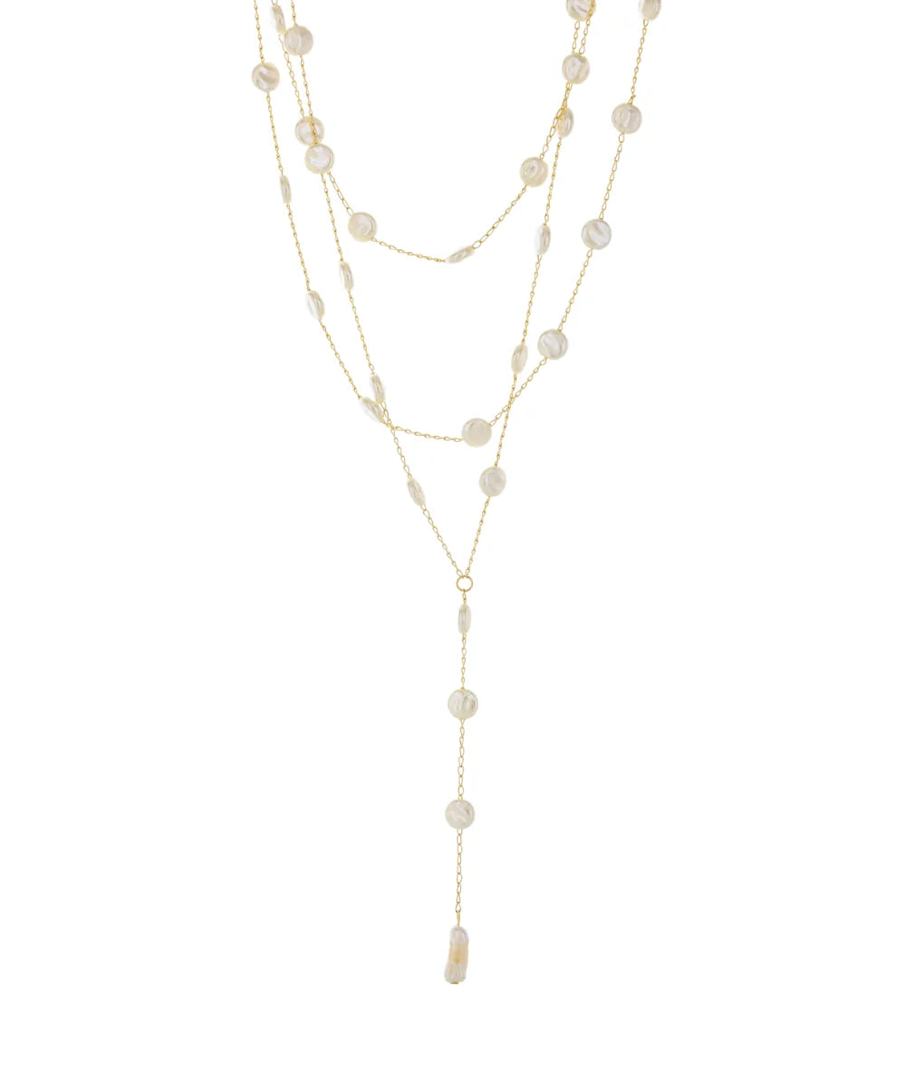 Layered Pearl Necklace