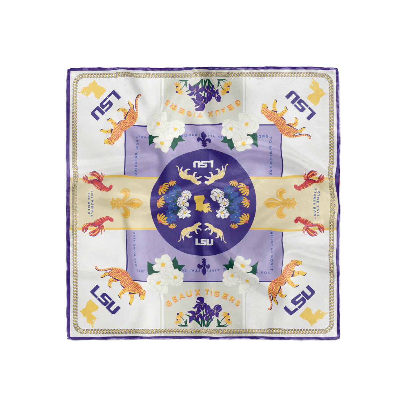 LSU Tigers Saturday Scarf