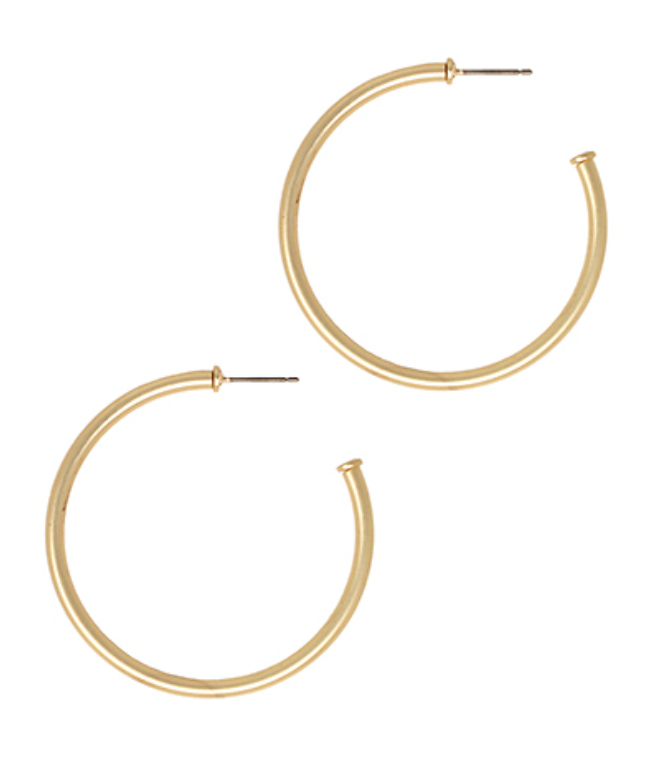 Basic Gold Hoops