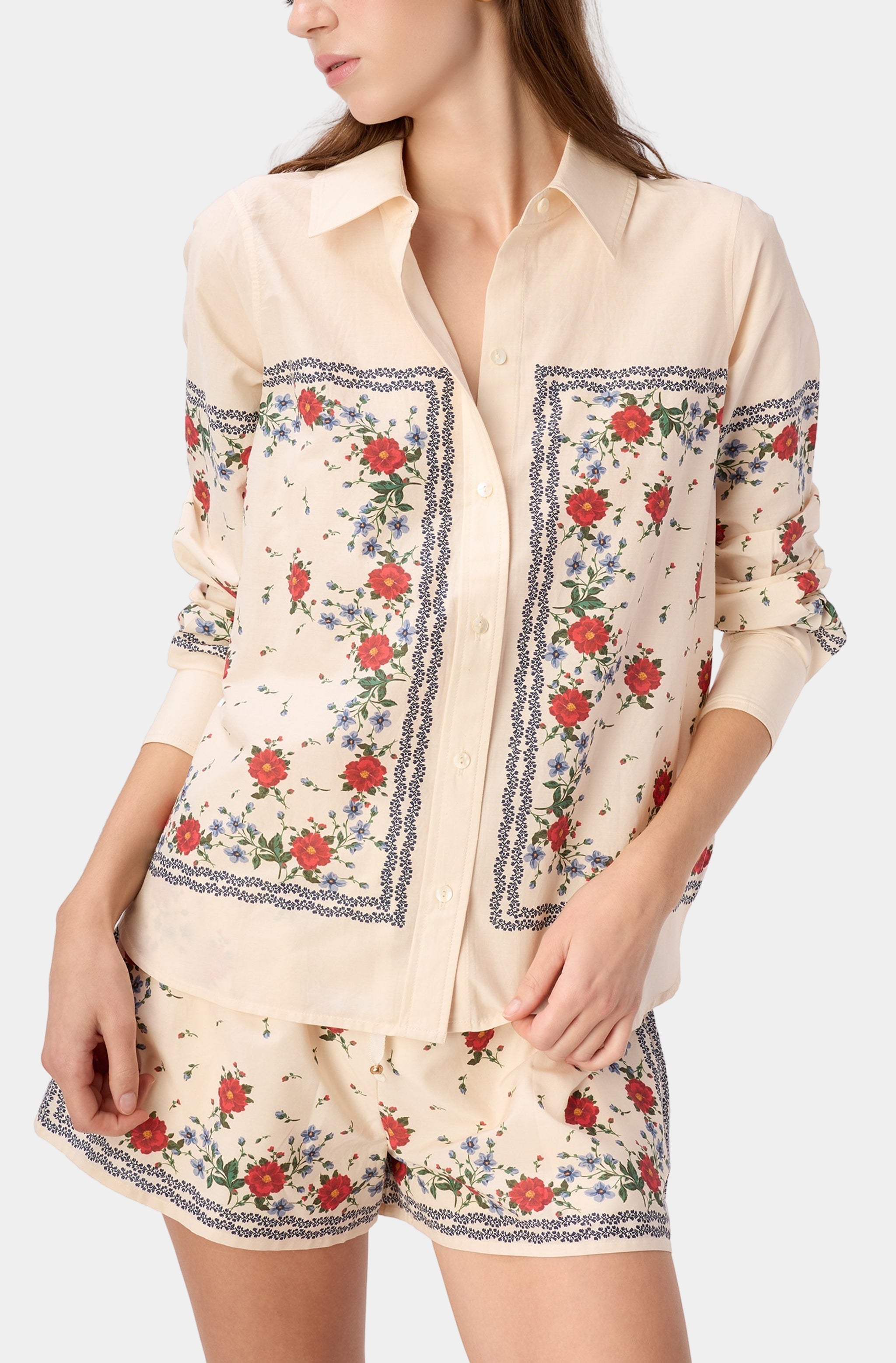 Rafella Silk Cotton Top