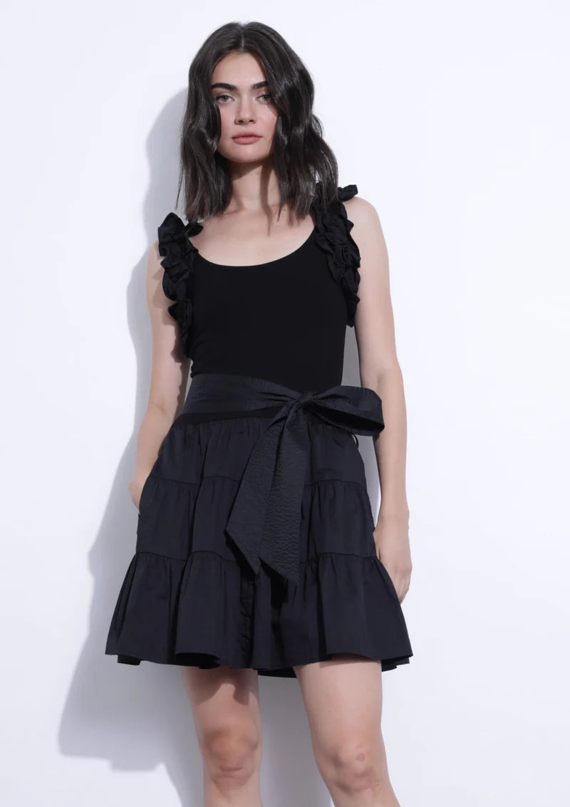Rania Mini Dress in Black