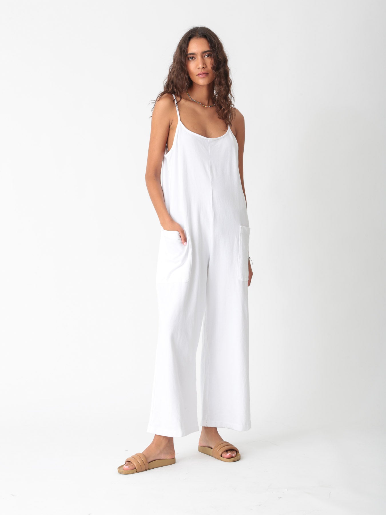 Nina Jumpsuit in Ivory