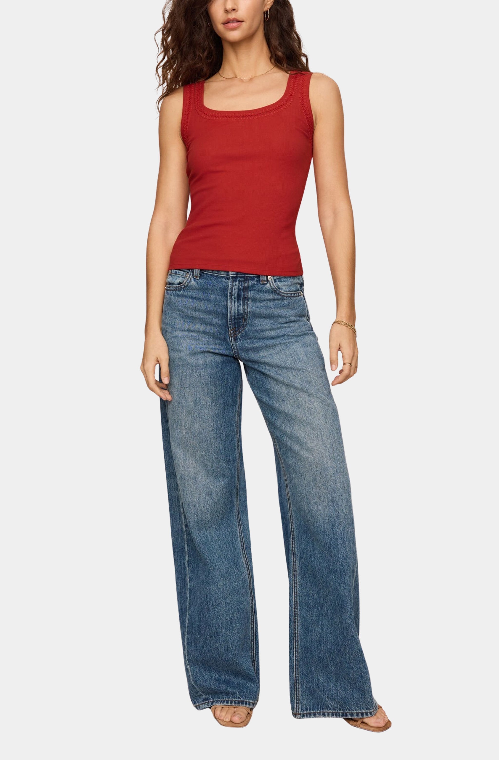 Larkin Embroidered Tank