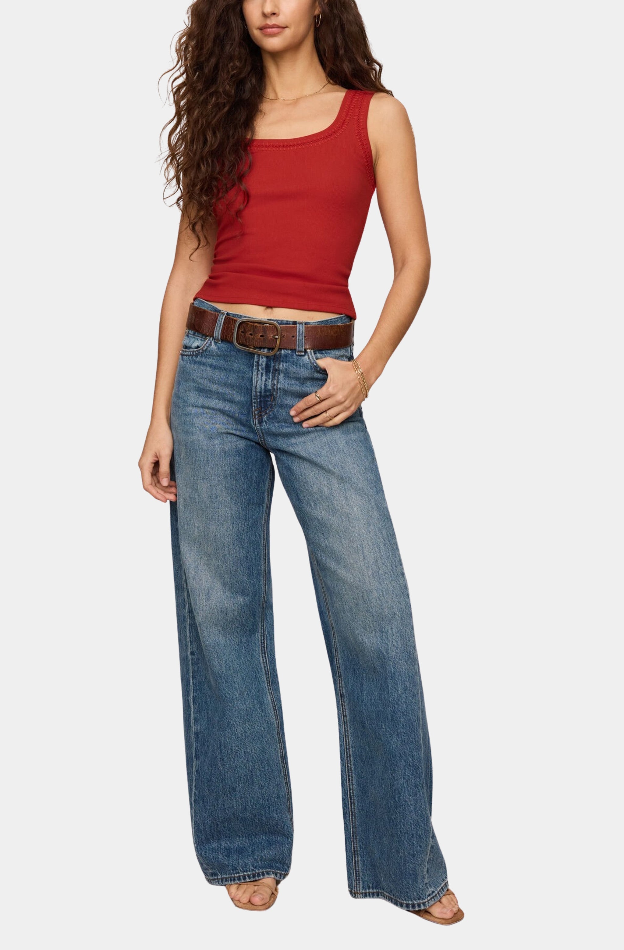 Larkin Embroidered Tank