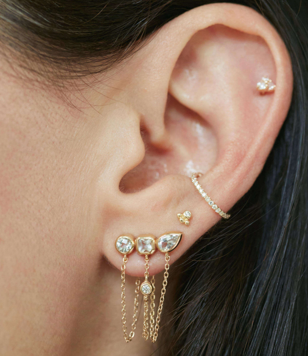 Unchained Stud Earring