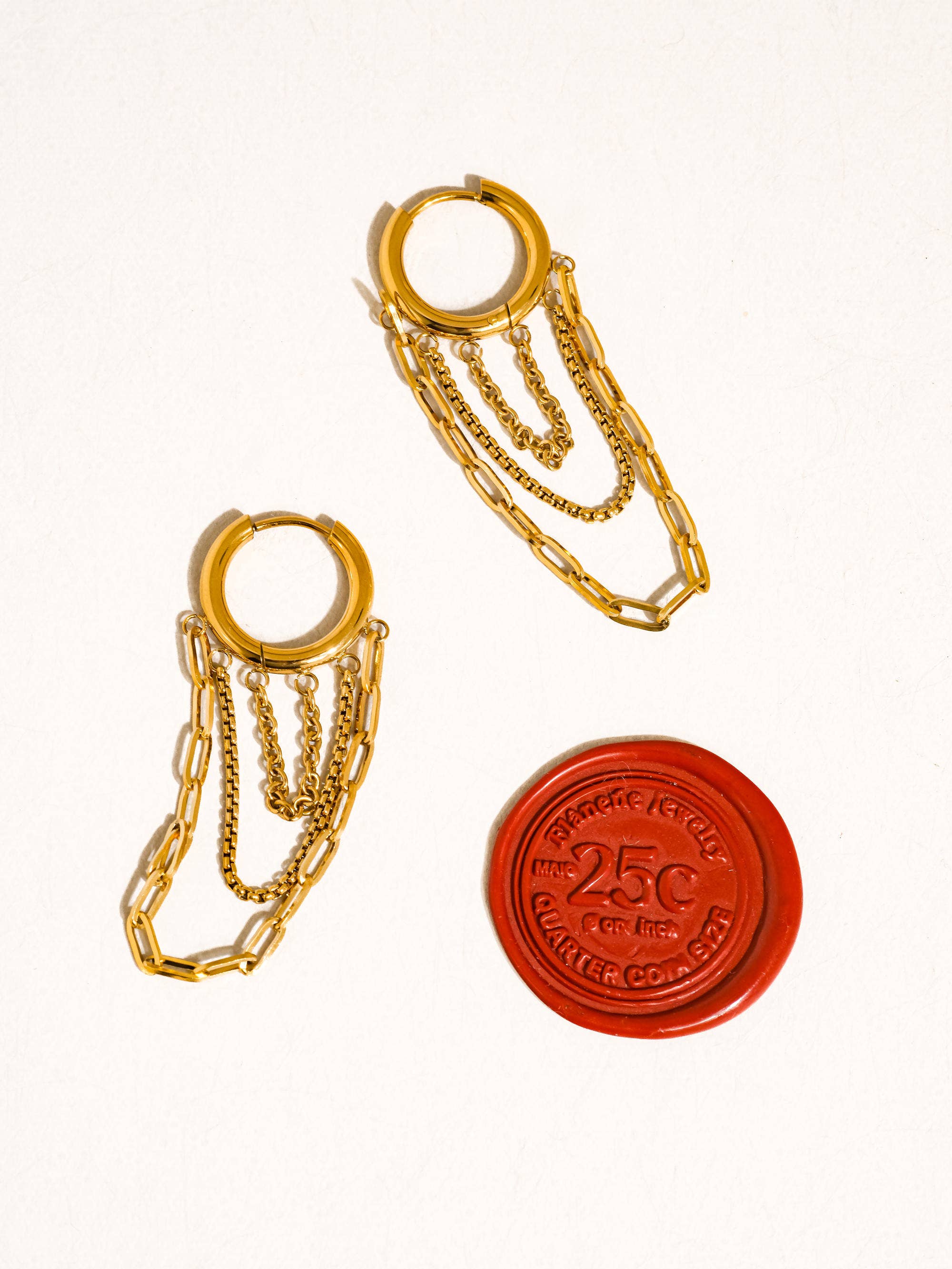 Vianne Chain Drop Earrings