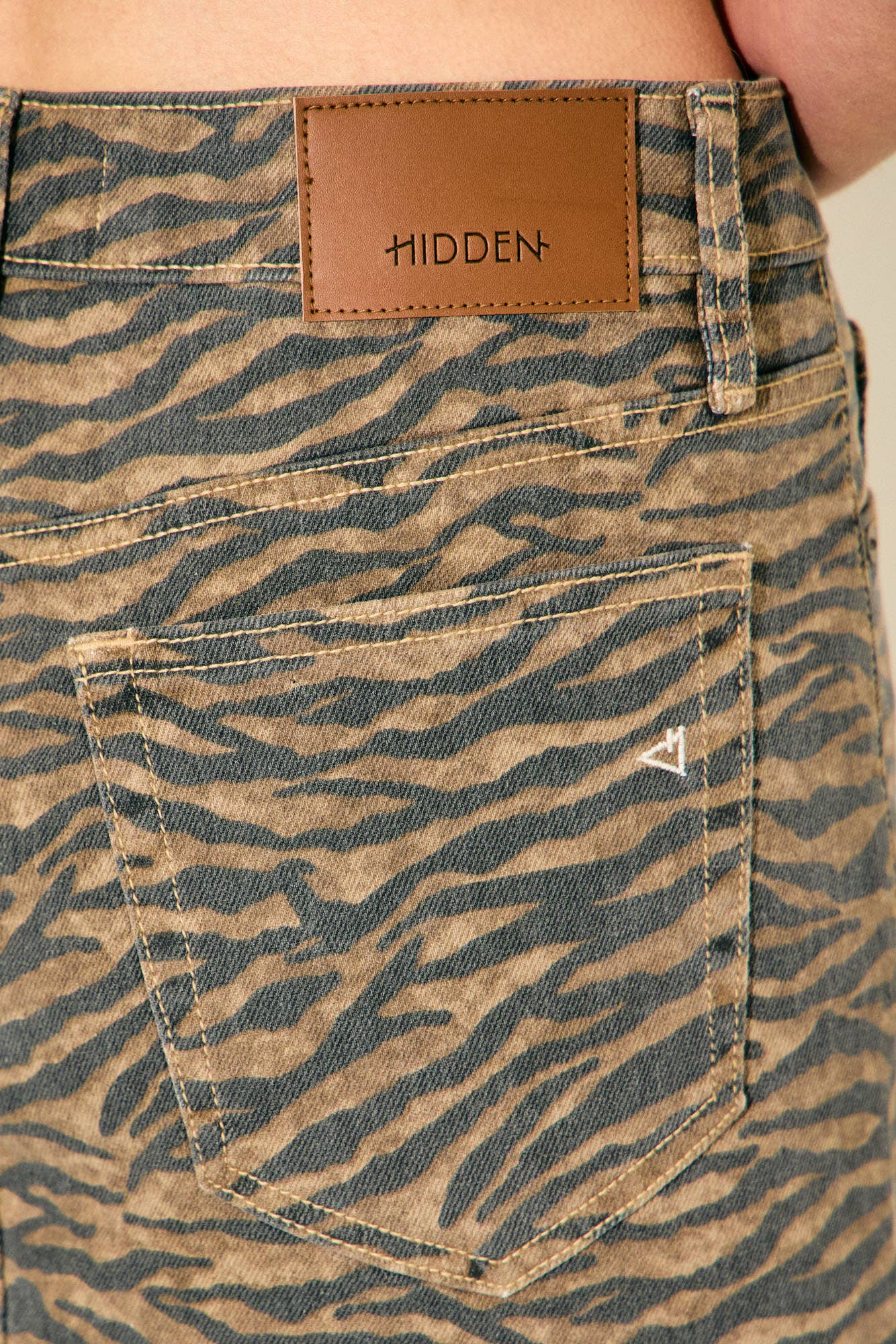 Tiger Print Skort