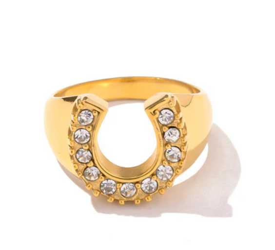 Lucky Horse Shoe Ring