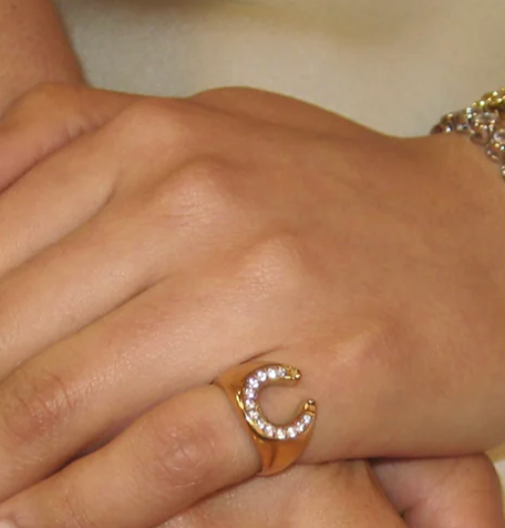 Lucky Horse Shoe Ring