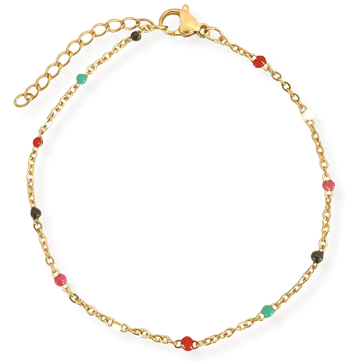 Gwen Colorful Dainty Enamel Beaded Bracelet
