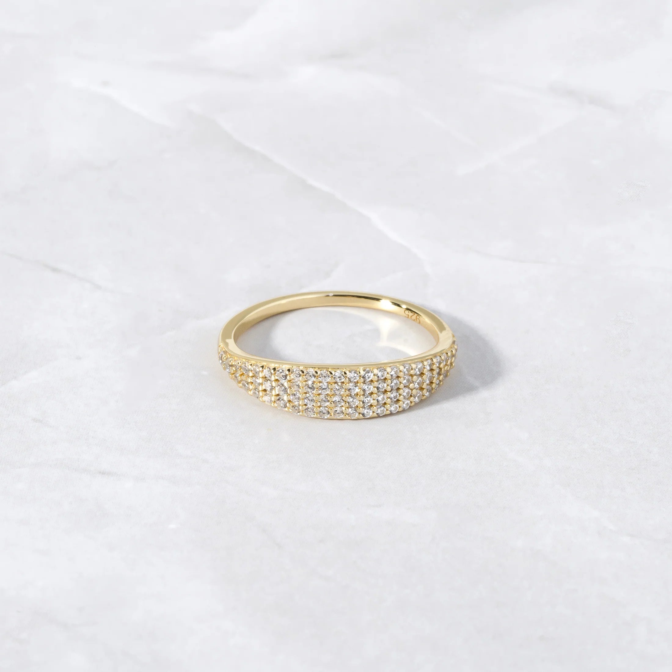 Pave Signet Ring