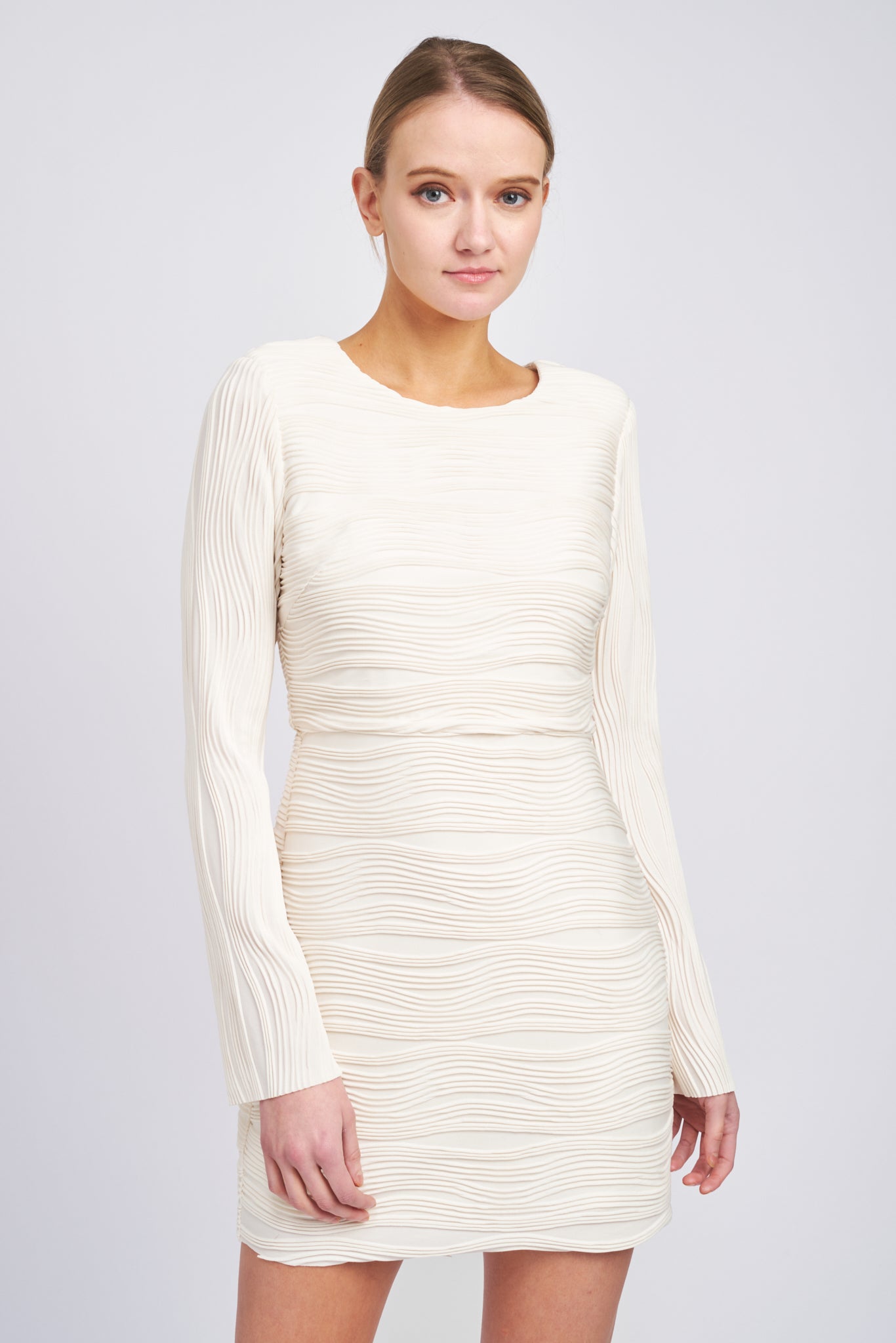 Vivian Mini Dress in Ivory