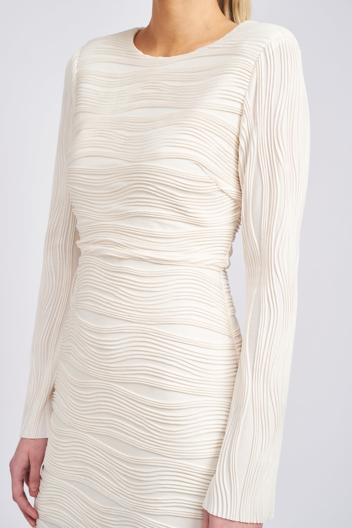 Vivian Mini Dress in Ivory